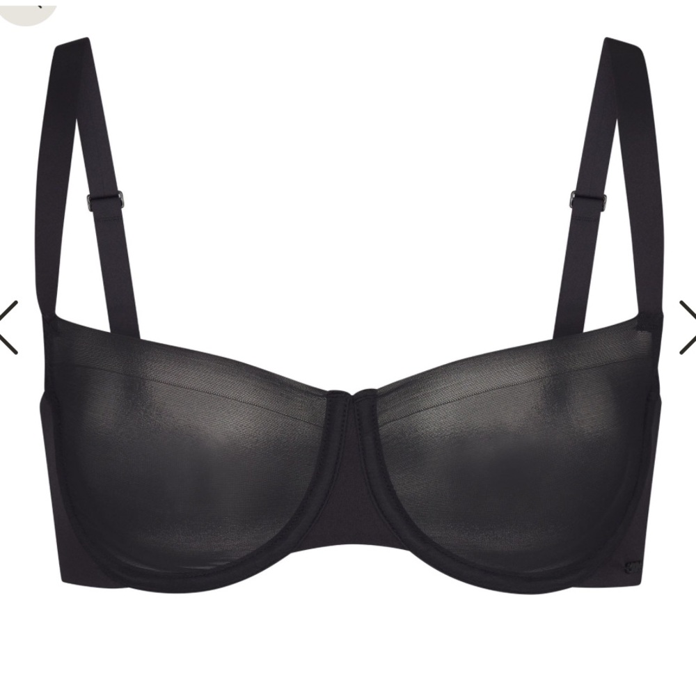 SKIMS Balconette Bra Black 38F NWT